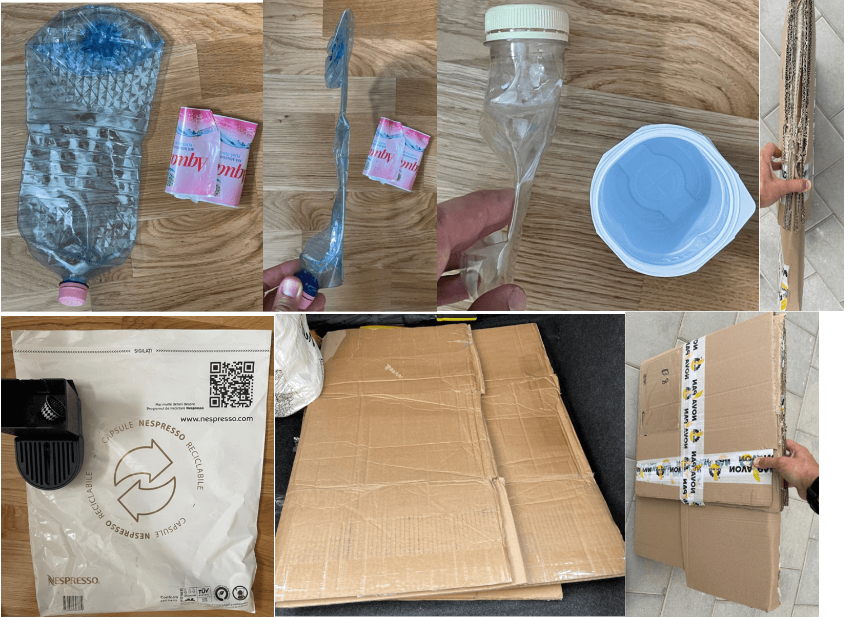Ghid vizual reciclare plastic, hârtie, sticlă, metal